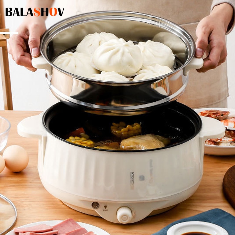 Crepe Pan Nonstick - 220V Multi Cookers Single/Double Layer Electric