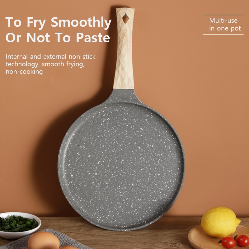 Crepe Pan Nonstick - 6/8/10 Inch Kitchen Maifan Stone Frying