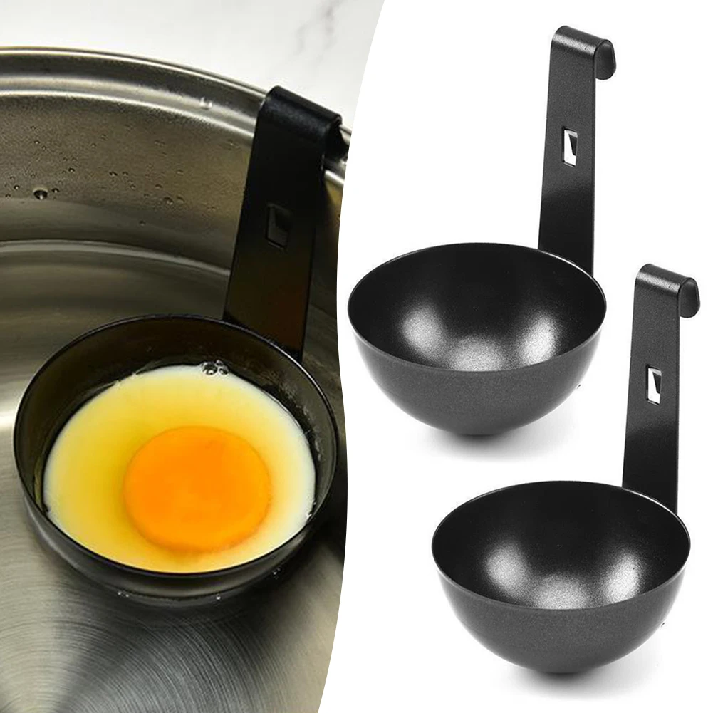 Home Cooking Appliances - 1/2pcs Poached Egg Maker Nonstick Large