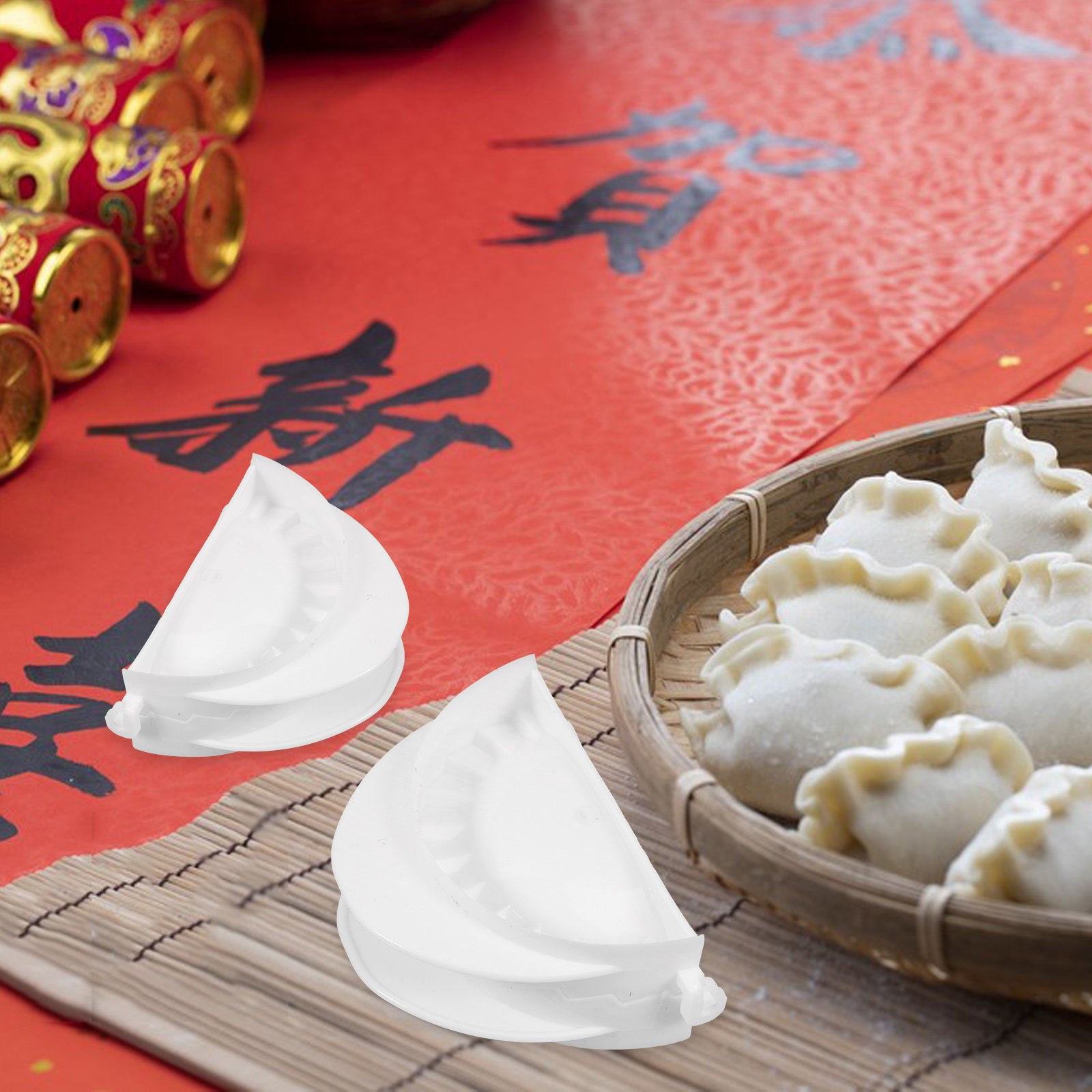 4Pcs Dumpling Maker Set PP Mat - Gyoza Dumpling Maker 评论和价格