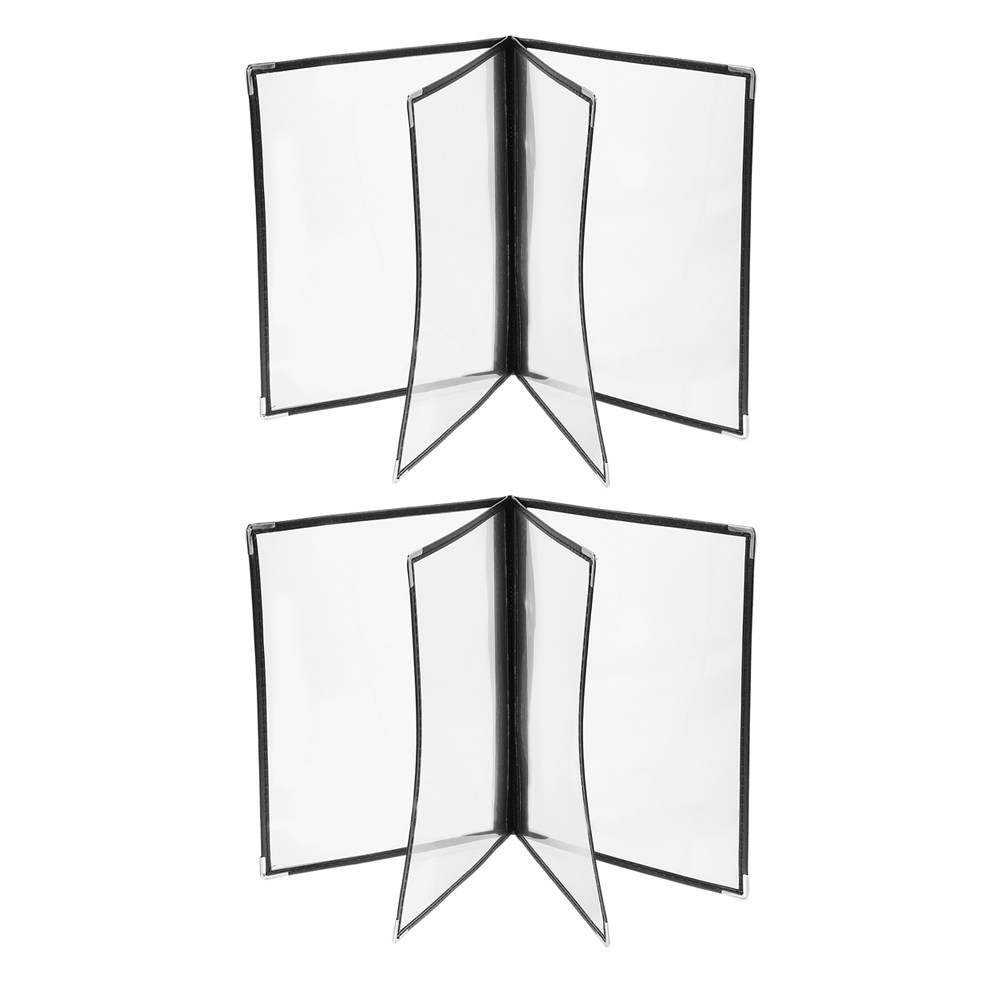 2Pcs Clear Menu Covers Restaur - Home Cooking Easy Recipes 评论和价格