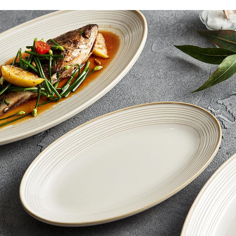 Oval Ceramic Dinner Plates Coo - Home Cooking Dinner 评论和价格