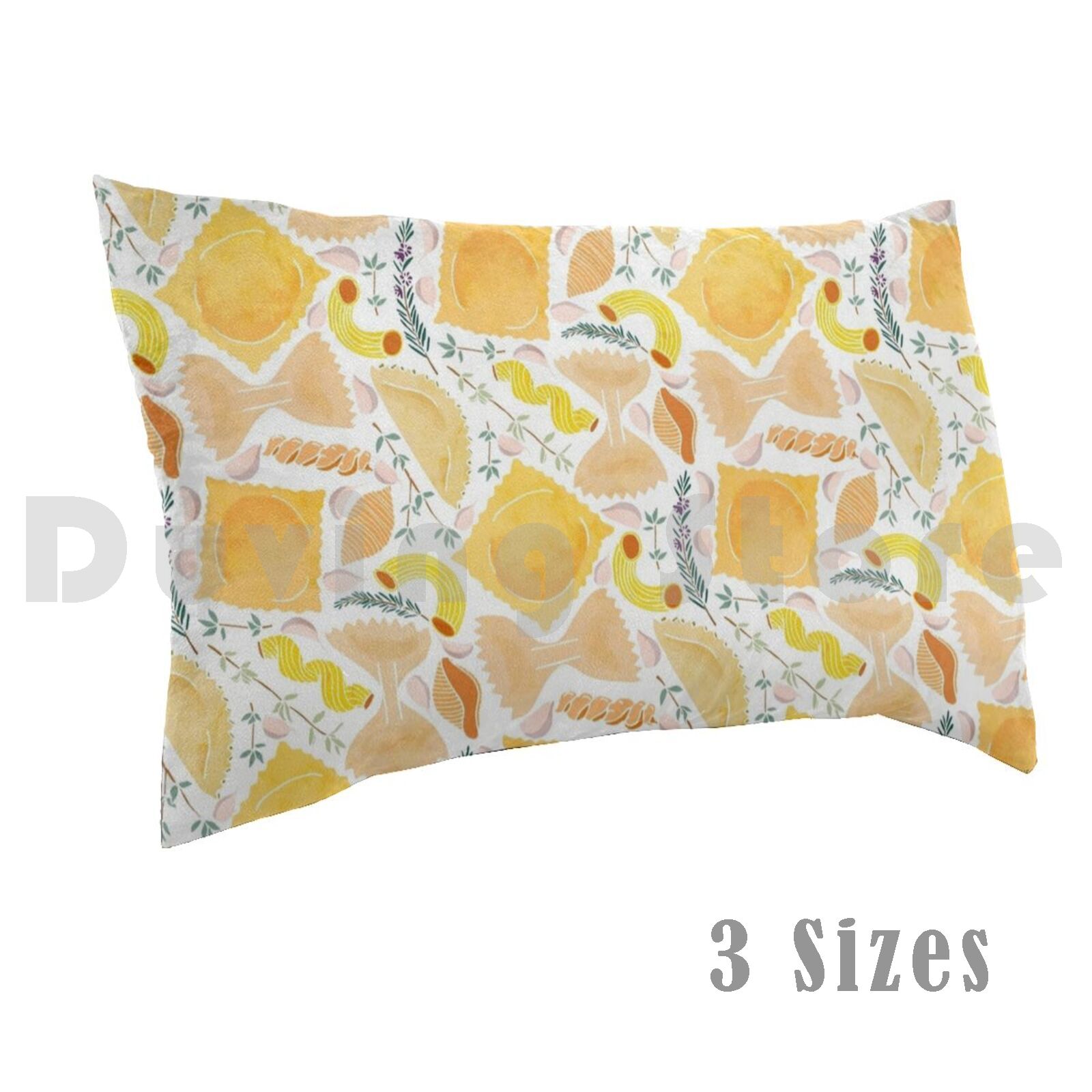 Pasta Pattern On White Pillow  - Home Cooking On 评论和价格