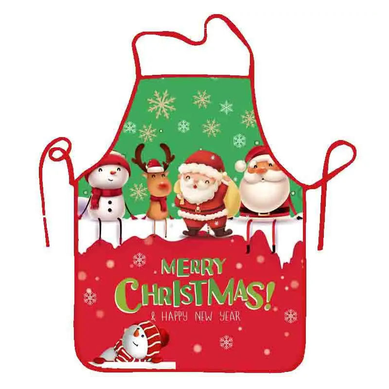 1PC Santa Claus Apron Christma - Home Cooking Dinner 评论和价格