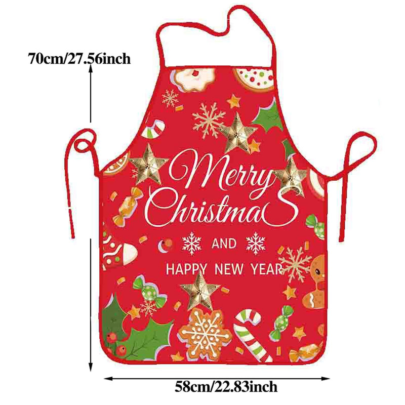 1PC Santa Claus Apron Christma - Home Cooking Dinner 评论和价格