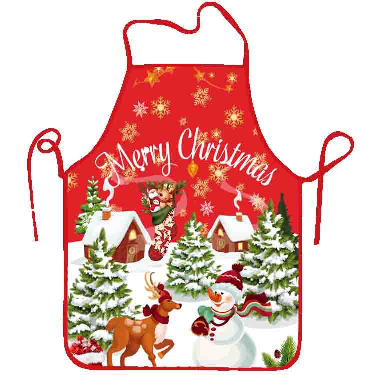 1PC Santa Claus Apron Christma - Home Cooking Dinner 评论和价格