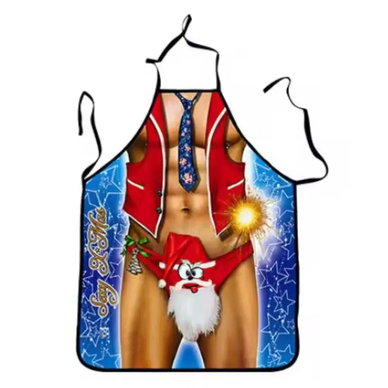 1PC Santa Claus Apron Christma - Home Cooking Dinner 评论和价格