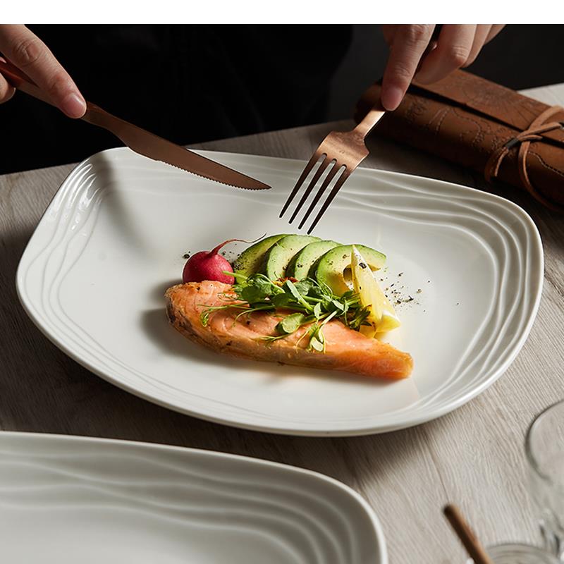 Simple Ceramic Dinner Plates C - Home Cooking Dinner 评论和价格