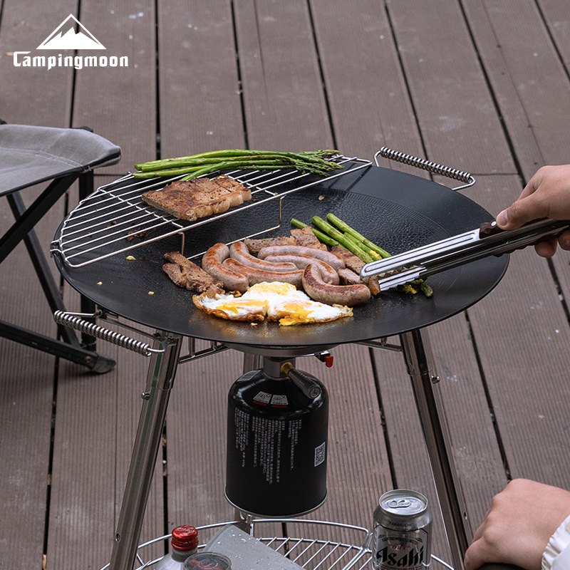 CAMPINGMOON GRW-45F Large 3-Pl - Crepe Pan Nonstick 评论和价格