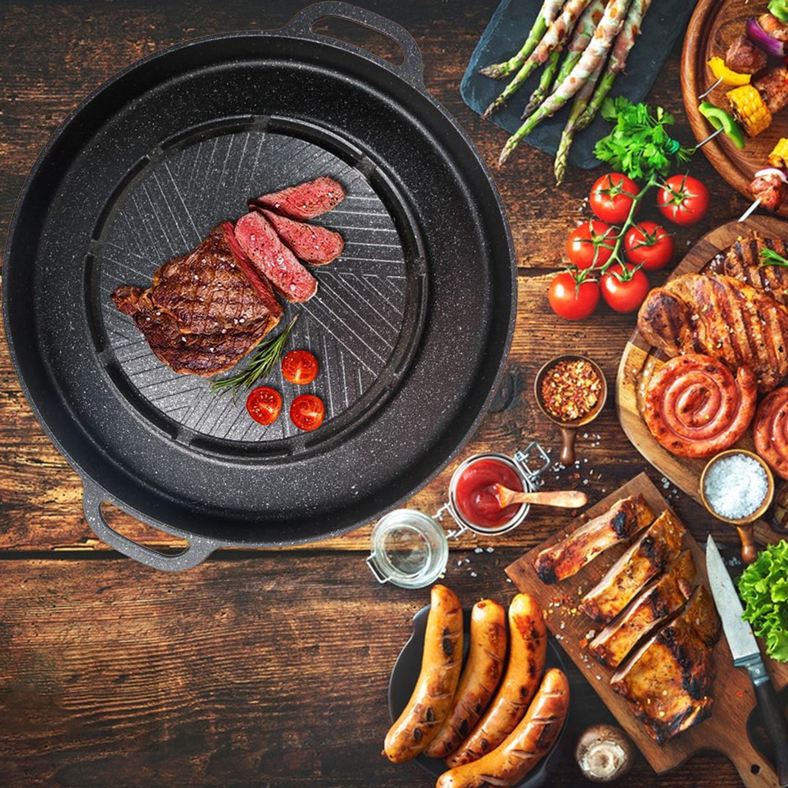 2-in-1 Grill & Hot Pan for Sto - Crepe Pan Nonstick 评论和价格
