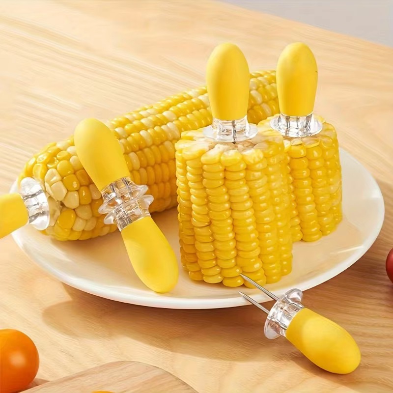 1Pair Corn Holder, Stainless S - Home Cooking On 评论和价格