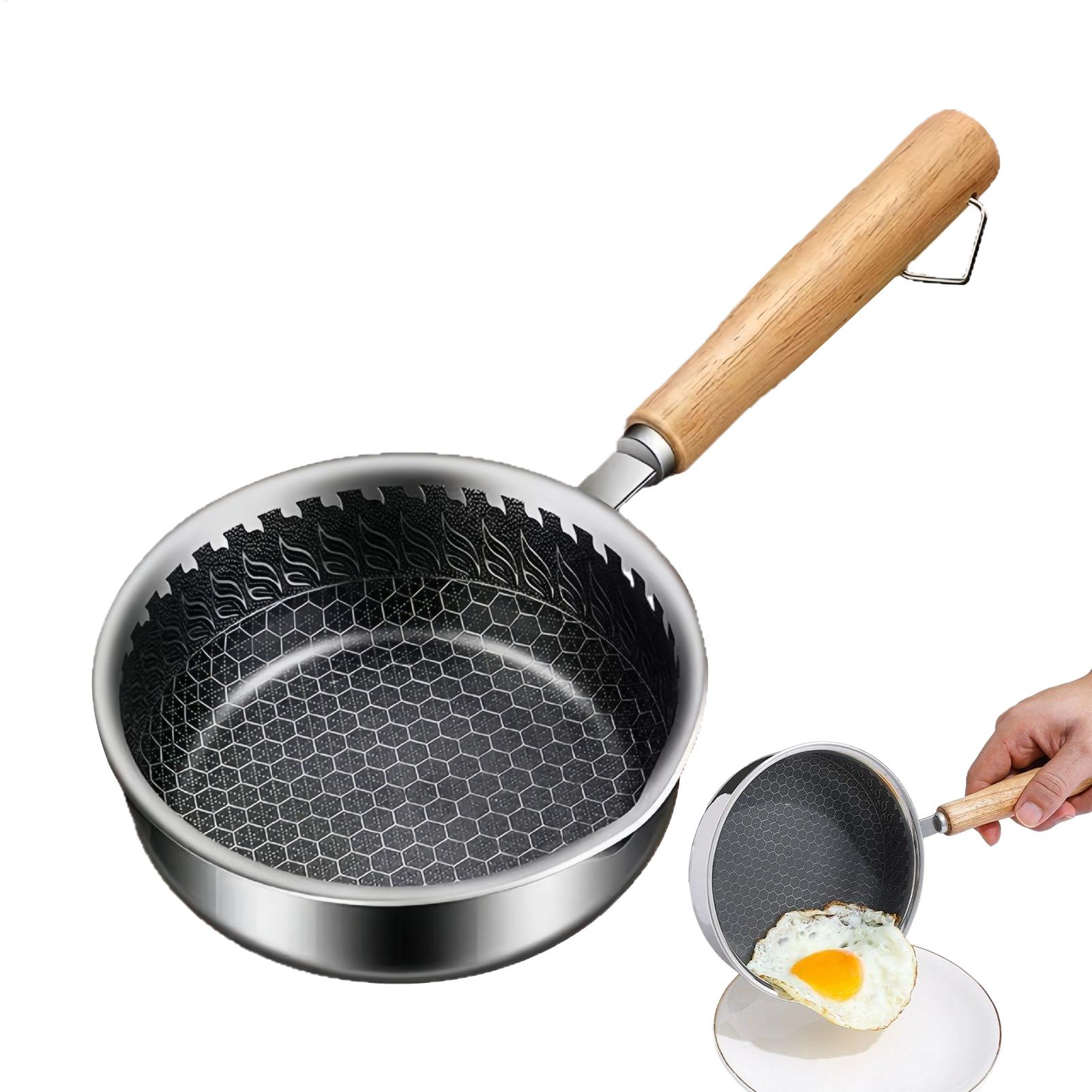 Nonstick Mini Frying Pan Woode - Crepe Pan Nonstick 评论和价格