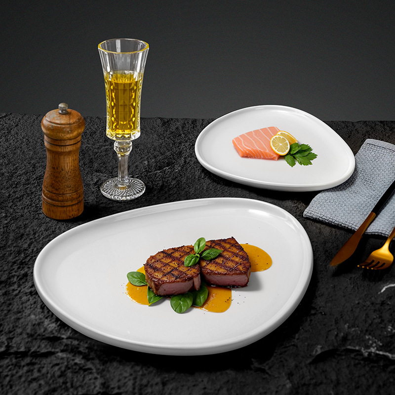 European White Porcelain Dinne - Home Cooking Dinner 评论和价格