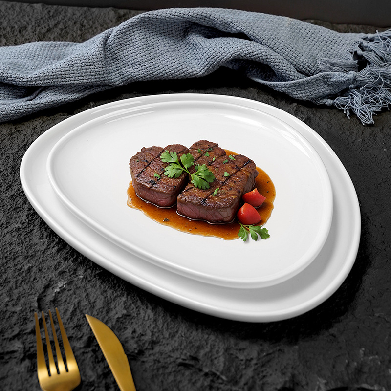 European White Porcelain Dinne - Home Cooking Dinner 评论和价格