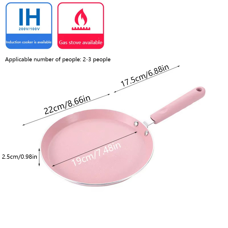 1 Non Stick Pink Frying Pan Fo - Crepe Pan Nonstick 评论和价格