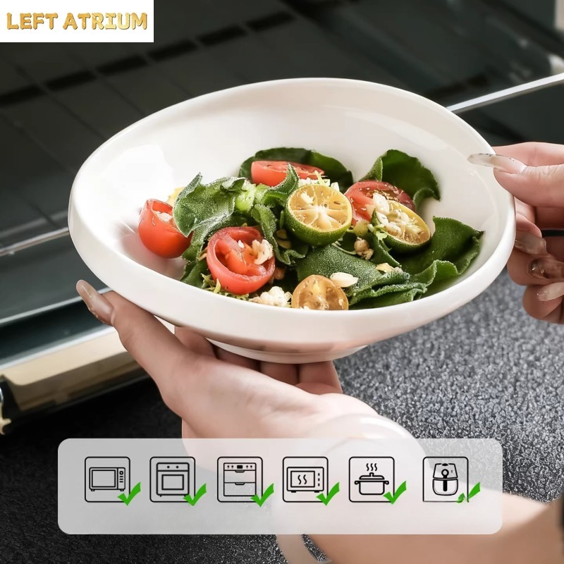 7-inch Uniquely Shaped White C - Home Cooking Dinner 评论和价格