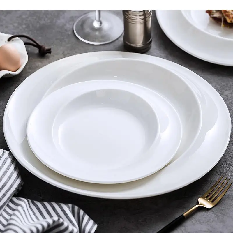 Simple Round Cutlery Ceramic P - Home Cooking Dinner 评论和价格