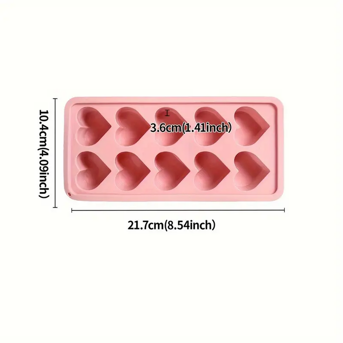 10-Grid Heart-Shaped Silicone  - Home Cooking Appliances 评论和价格