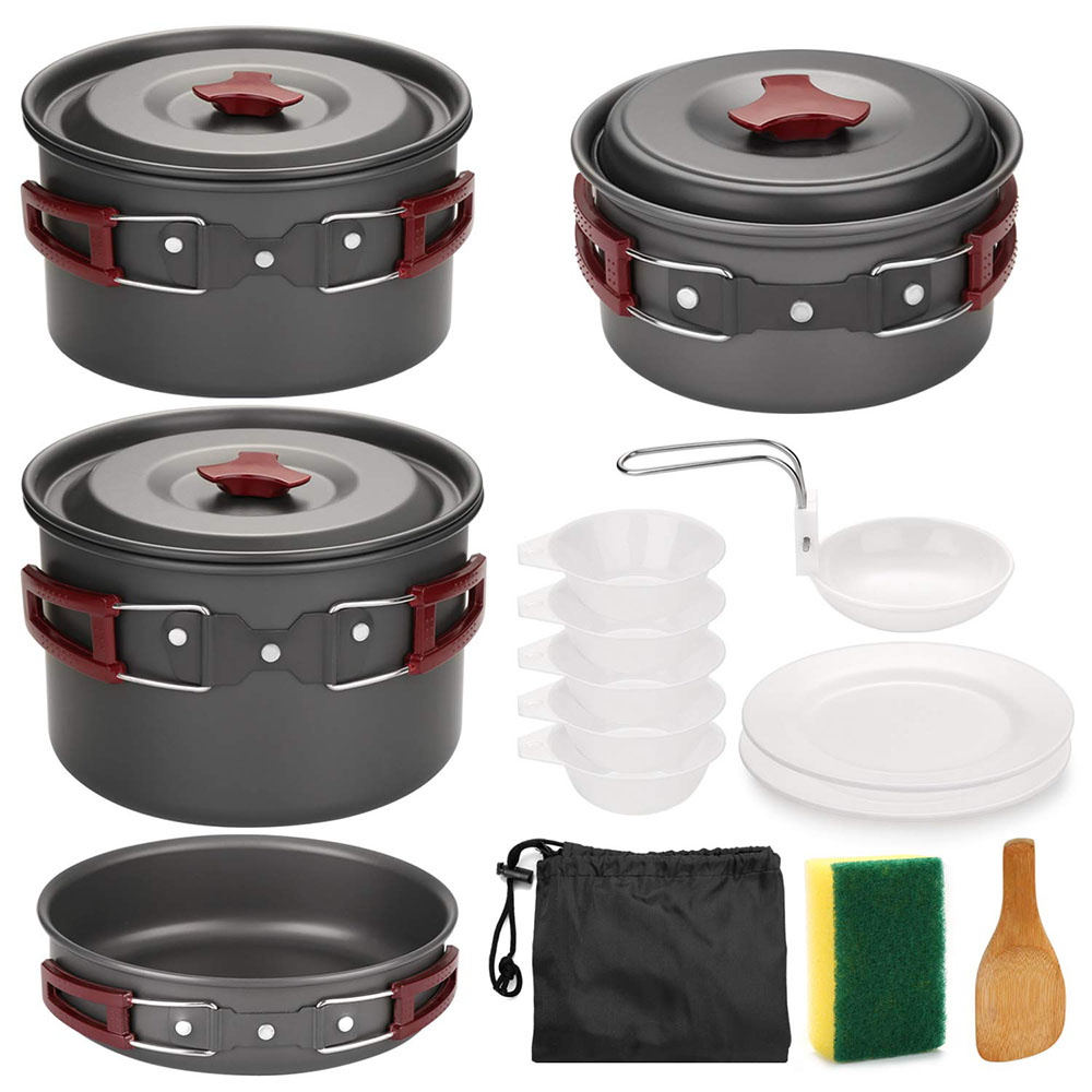 Outdoor Camping Cookware Kit N - Crepe Pan Nonstick 评论和价格