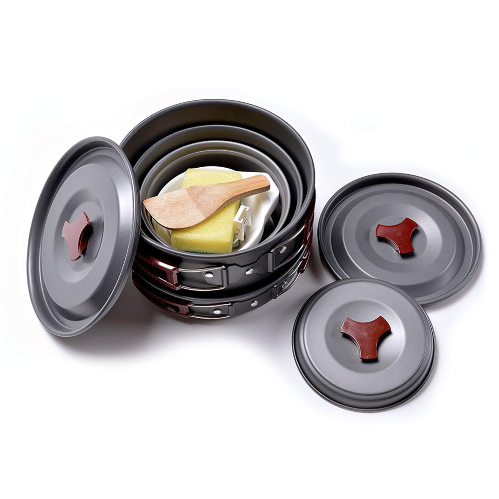 Outdoor Camping Cookware Kit N - Crepe Pan Nonstick 评论和价格