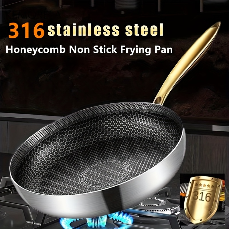 316 Stainless Steel Frying Pan - Crepe Pan Nonstick 评论和价格
