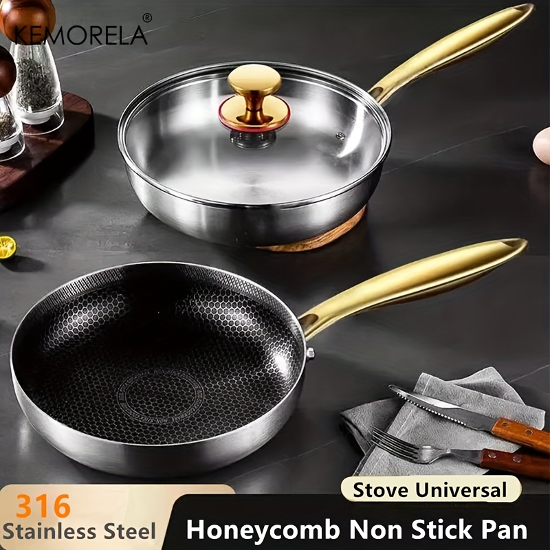 316 Stainless Steel Frying Pan - Crepe Pan Nonstick 评论和价格